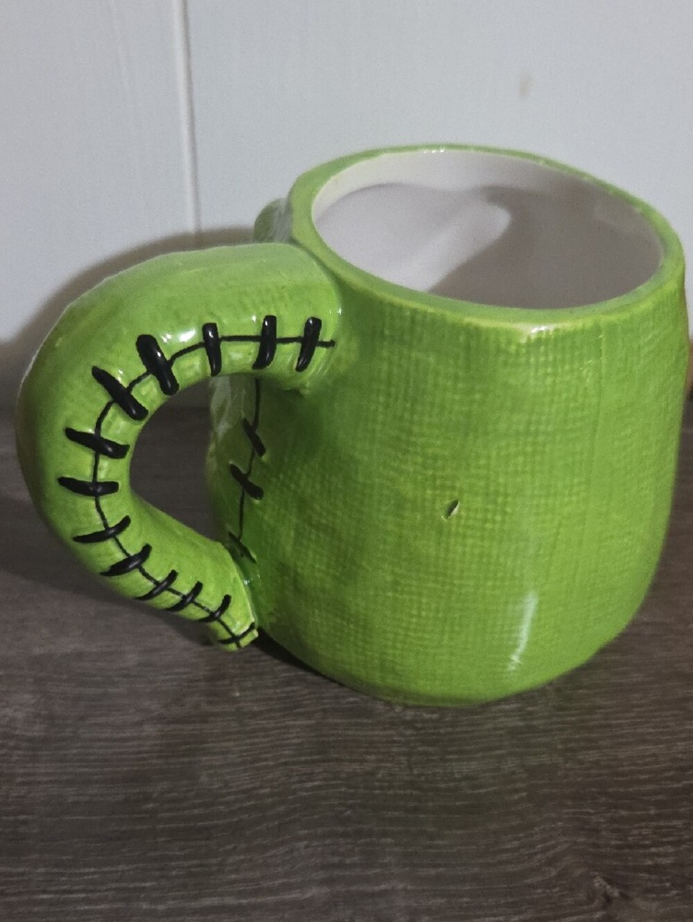 Disney Lime Green Sculpted Character Ceramic Mug with Black Accents - Picture 7 of 12